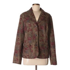 🎁Coldwater Creek Floral Blazer